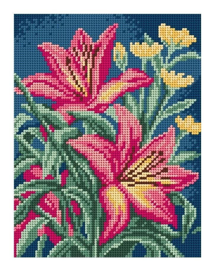 Zestaw do haftu lilie (5035)