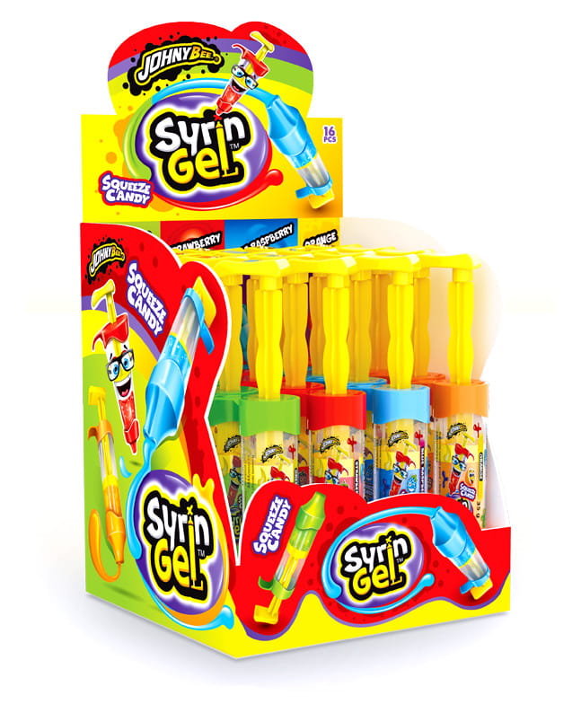 Johny Bee Syrin Gel op, 16 pcs,