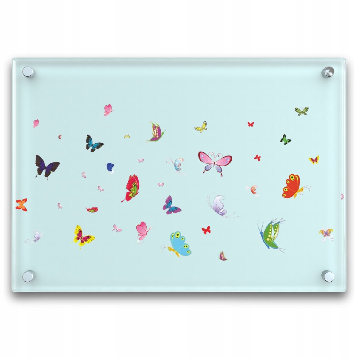 Naklejki Na Ścianę Motyle Motylki Kolorowe Szafę Meble Lustro Dla Dzieci