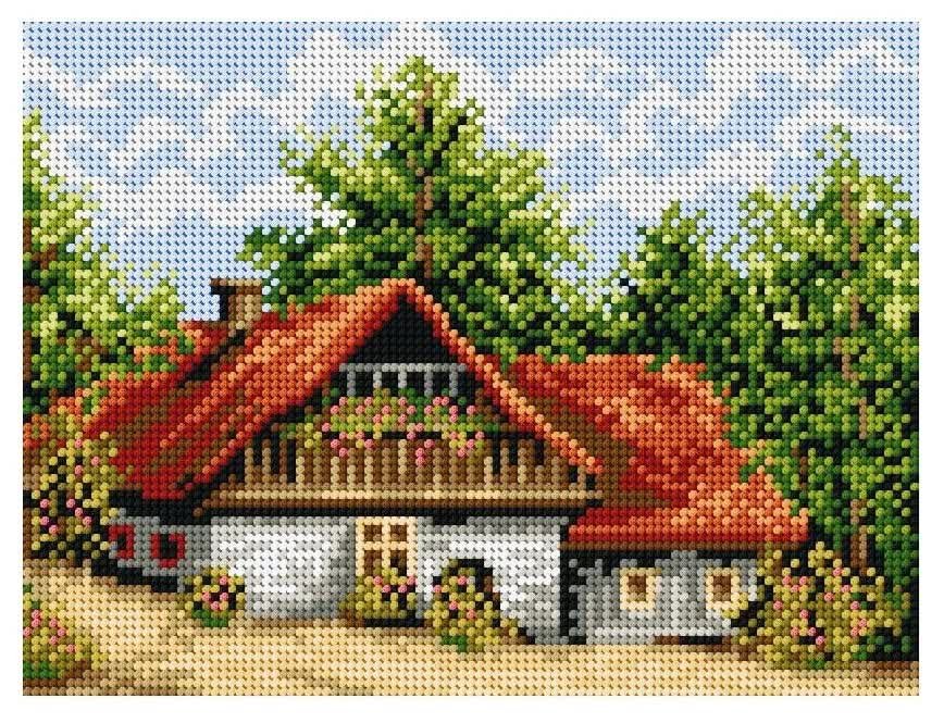 Zestaw do haftu chatka (5009)