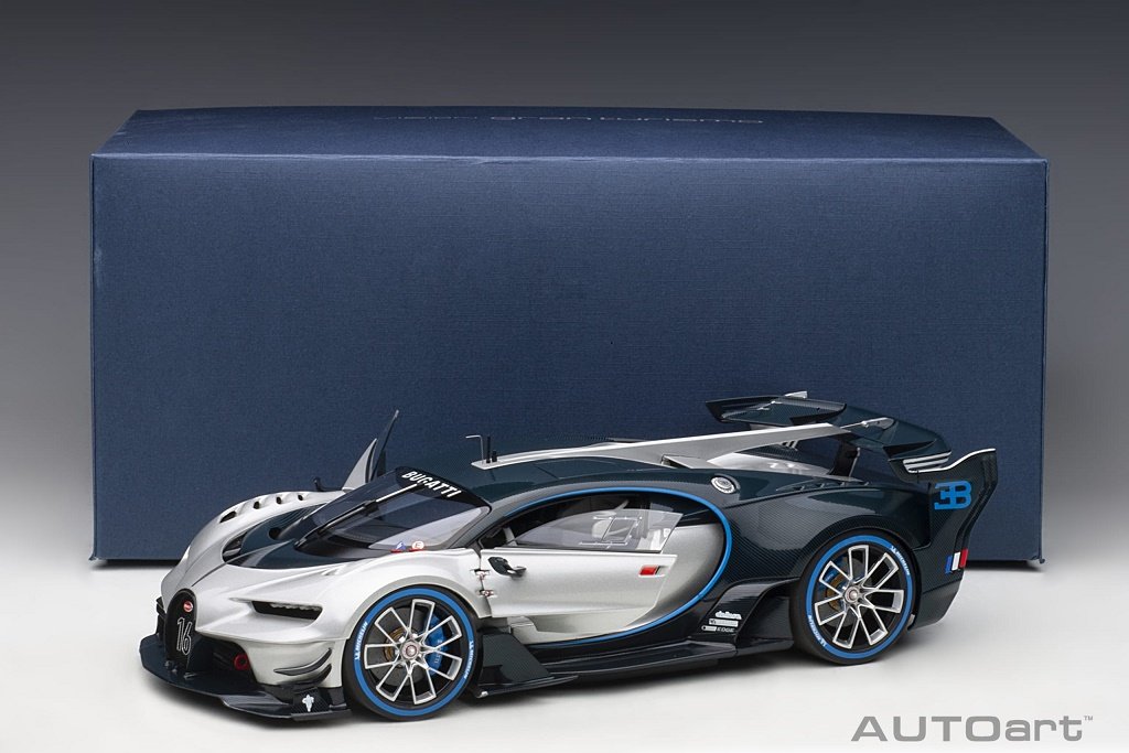 Autoart Bugatti Vision Gran Turismo 2015 Argent 1:18 70987