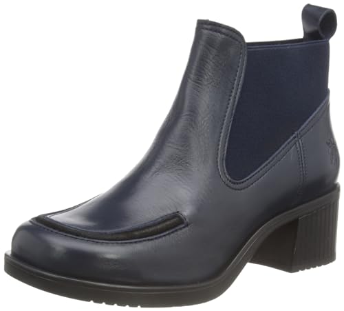 Fly London Damskie botki Kath016fly, Granatowy czarny, 38 EU
