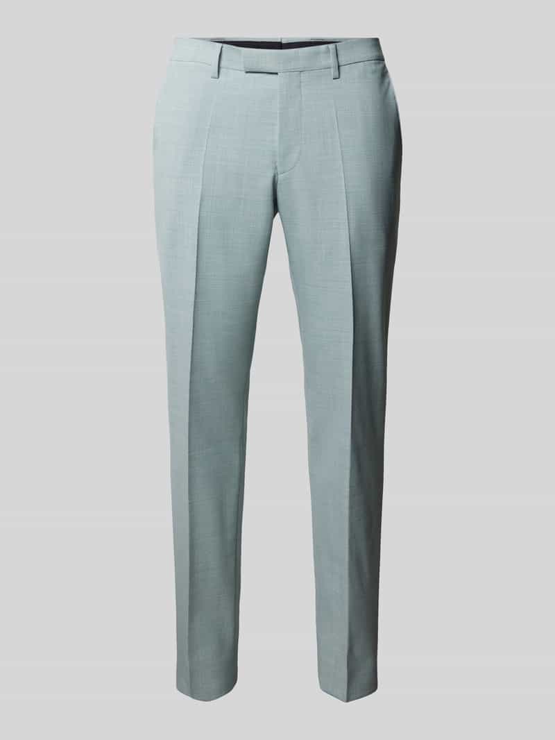 Spodnie z bocznymi, wpuszczanymi kieszeniami model ‘Ryan’ w kolorze lipowym