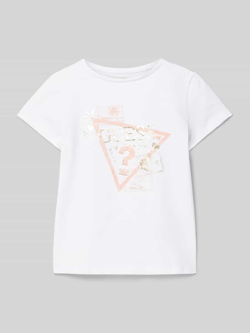 T-shirt z okrągłym dekoltem