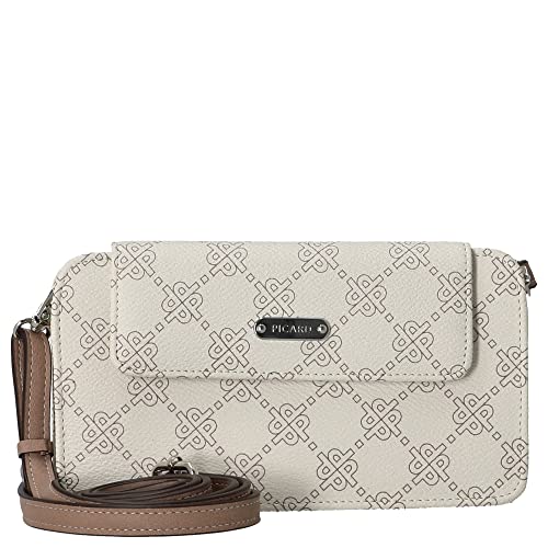 Picard EUPHORIA 1 damska torebka na telefon komórkowy z syntetycznego materiału średnia | z zamkiem błyskawicznym | pokrowiec na telefon komórkowy | na co dzień, kremowy, Einheitsgröße, Pokrowiec na