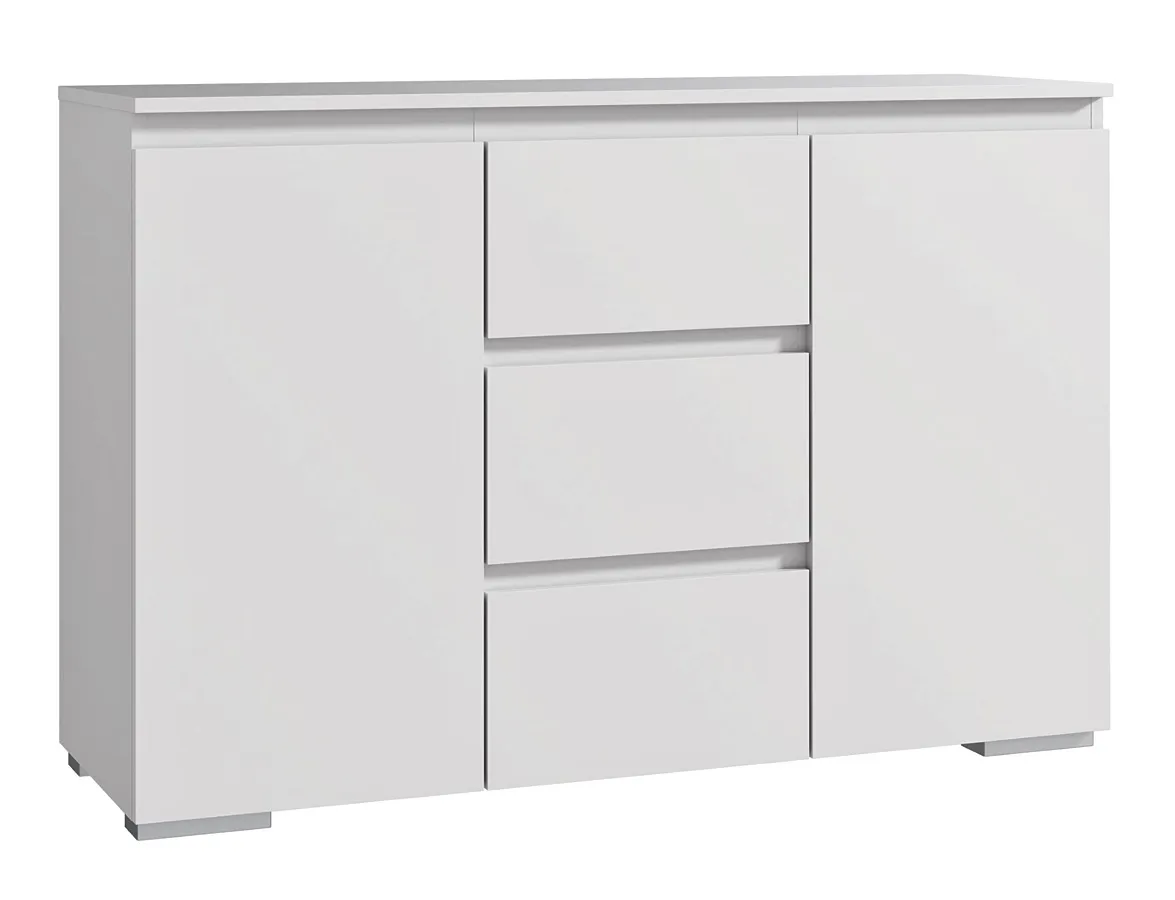 Biała nowoczesna komoda 120 cm L9-D12