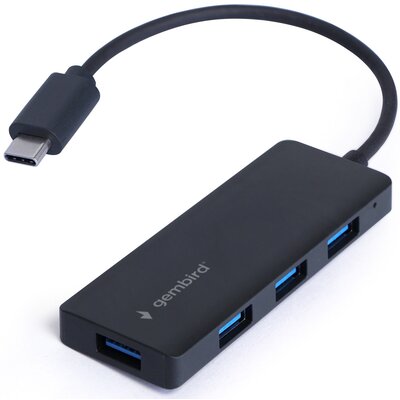 Hub GEMBIRD UHB-CM-U3P4-02 USB Typu C, Pasywny UHB-CM-U3P4-02