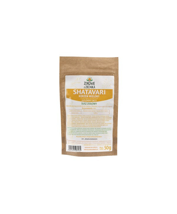 Natura Wita, Shatavari Korzeń Mielony, 50g