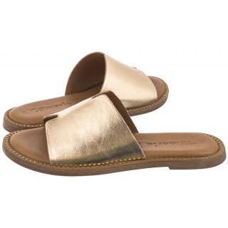 Klapki Złote 1-27135-42 933 Light Gold (TM490-a) Tamaris