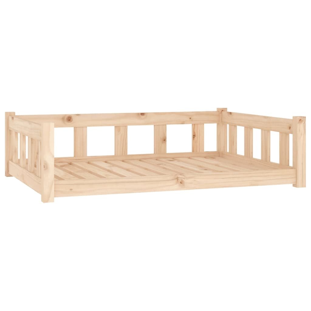 vidaXL Legowisko dla psa, 105,5x75,5x28 cm, drewno sosnowe
