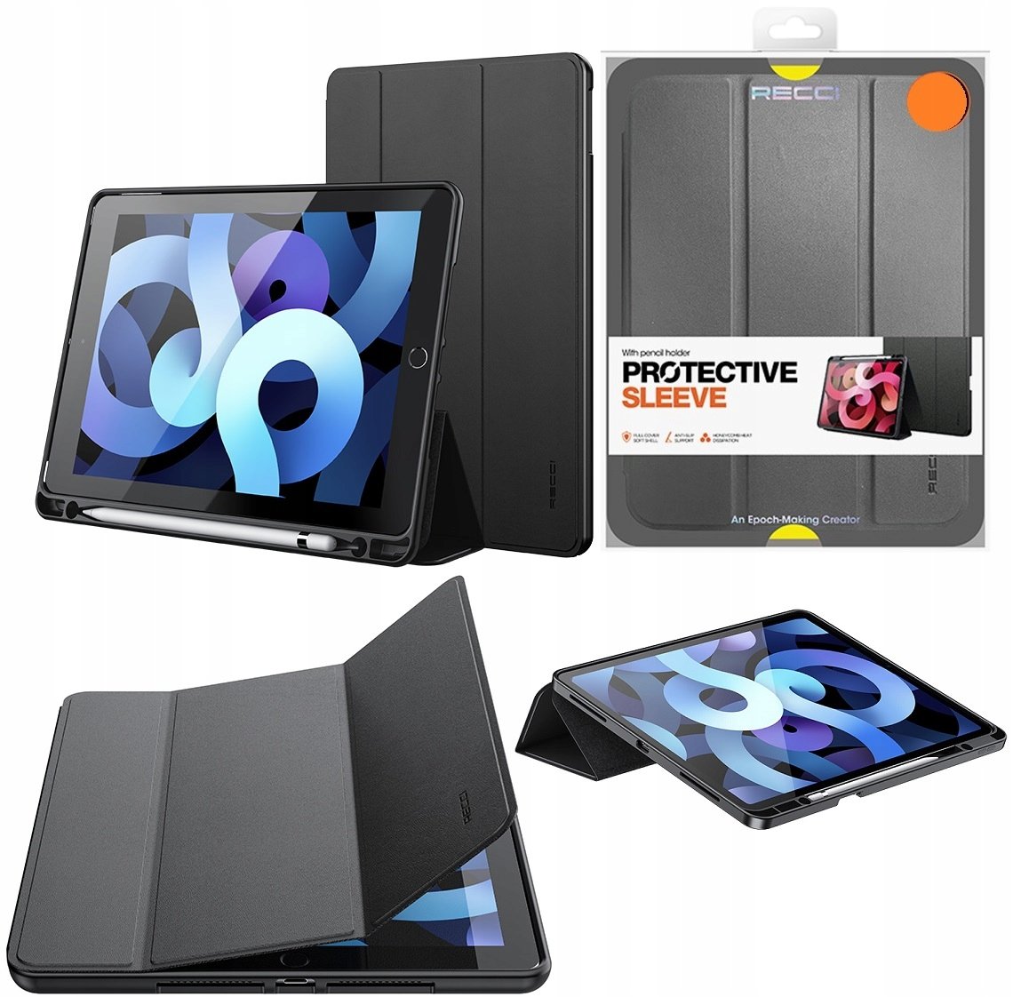 ETUI CASE do Apple iPad AIR 5 4 10.9 / PRO 11 OBUDOWA NA RYSIK MAGNETYCZNA