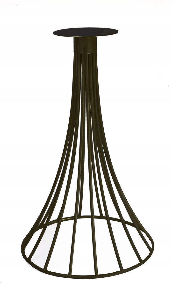 Noga metalowa, czarna podstawa do stołu 60 cm stół