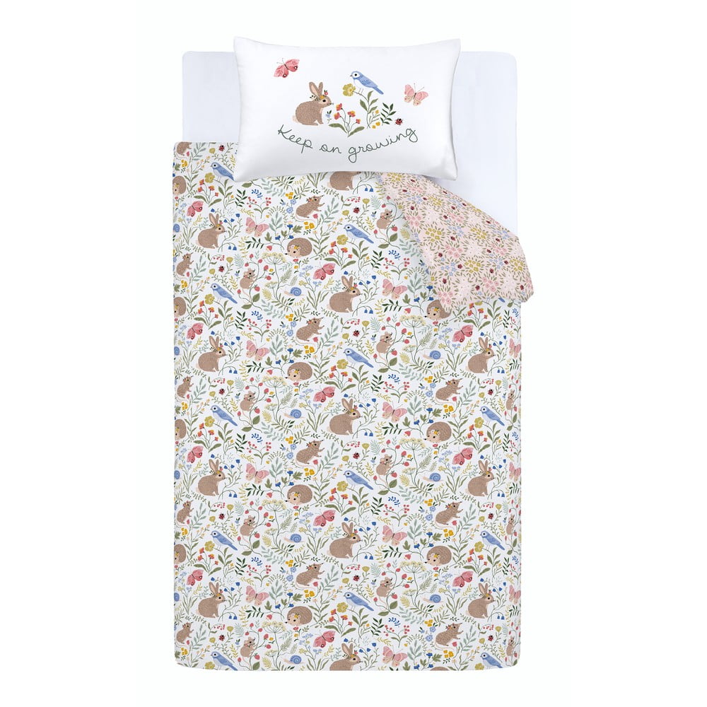 Pościel dziecięca jednoosobowa 135x200 cm Garden Animals – RHS