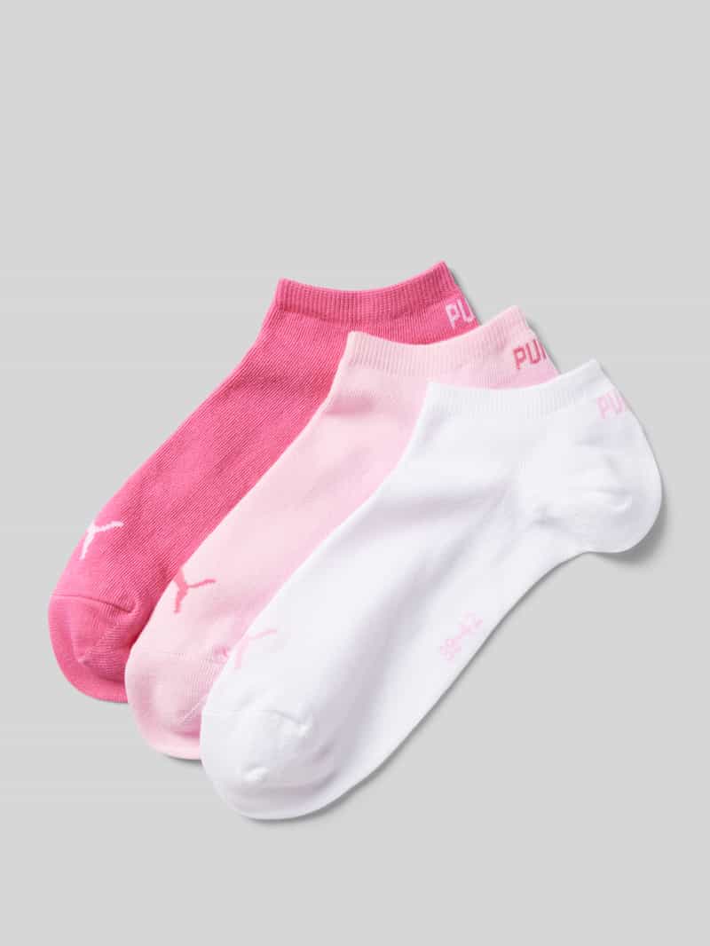 Krótkie skarpety z detalami z logo w zestawie 3 szt.