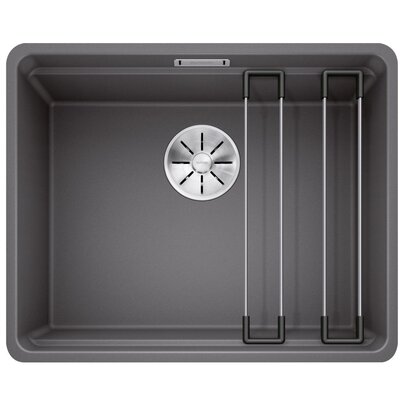 Blanco ETAGON 500-F Silgranit PuraDur Szarość skały InFino szyny 526344 526344