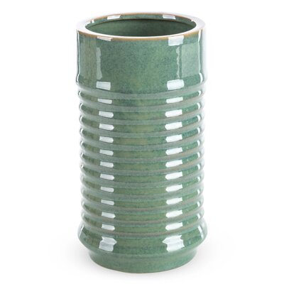 Wazon Z Glinki Ceramicznej Sami 15X15X26 Zielony