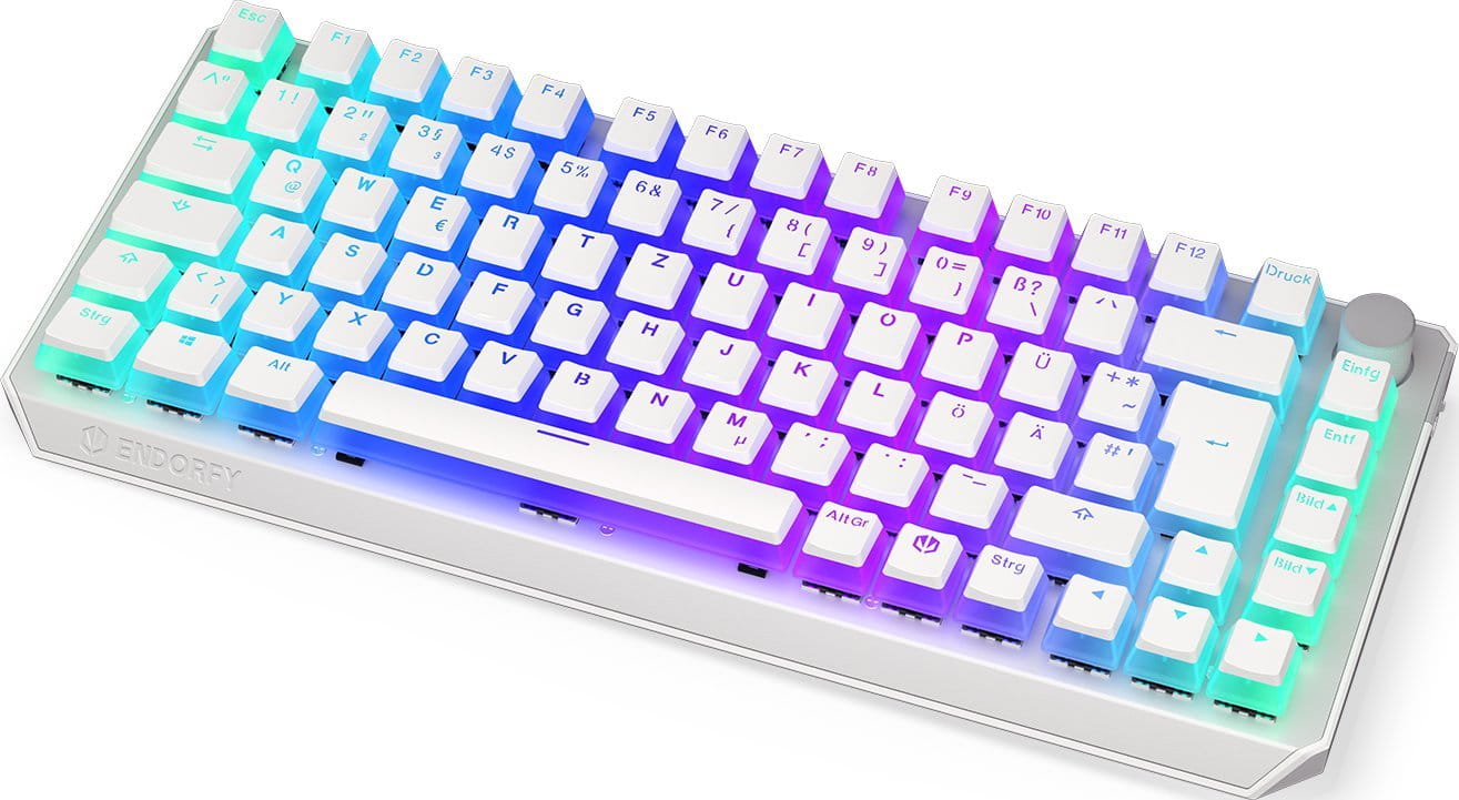 Endorfy Thock 75% Wireless Pudding Onyx White DE Black