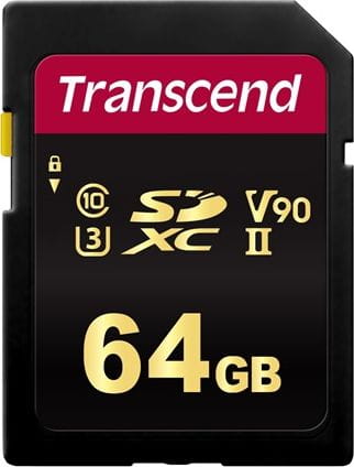 Transcend 700S SDXC 64 GB Class 10 UHS-II/U3 V90