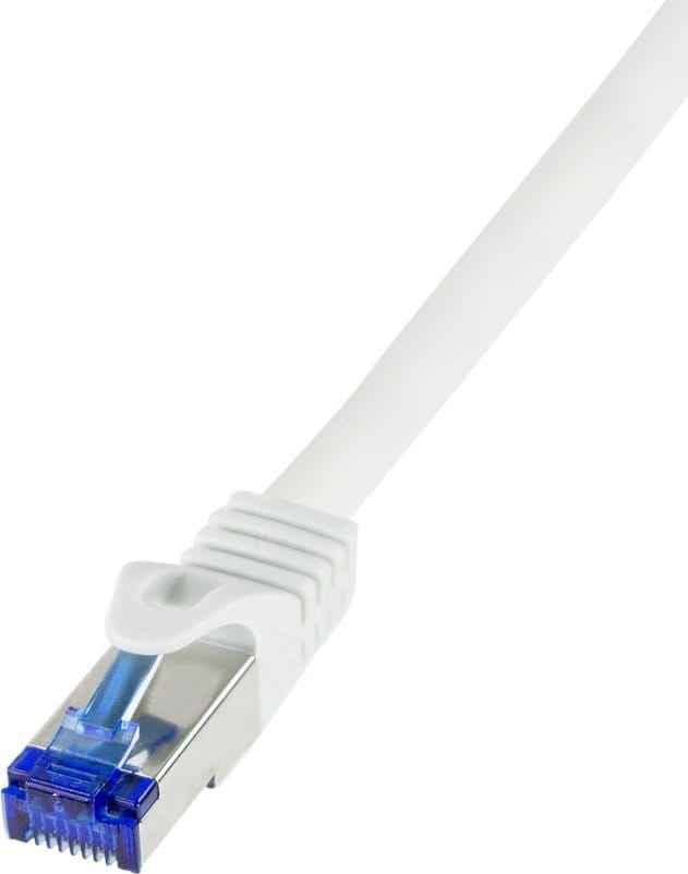 LogiLink C6A141S kabel sieciowy Biały 50 m Cat6a S/FTP