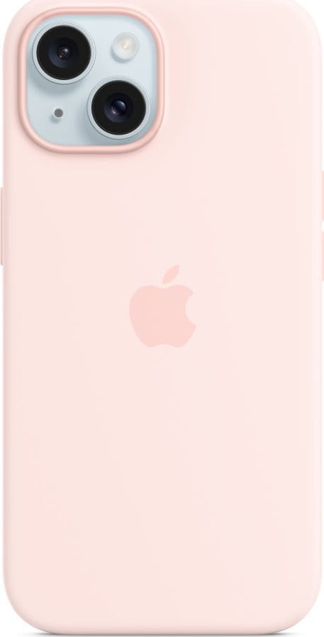 Apple MT0U3ZM/A Etui silikonowe z MagSafe do iPhonea 15 - jasnoróżowe