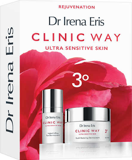 Zestaw Dr Irena Eris Clinic Way 3° Dermokrem Przywracający Młodość Skóry SPF20 - 50ml + 3°+4° Dermokrem Pod Oczy Intensywnie Liftingujący - 15ml