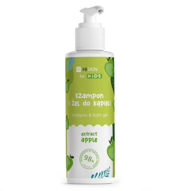 Zdjęcia - Szampon HiSkin Kids  i żel do kąpieli Jabłko 280ml