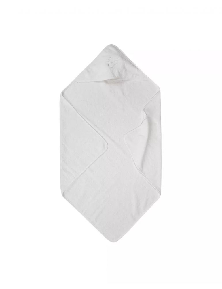 Effiki Ręcznik z kapturkiem 95x95 biały