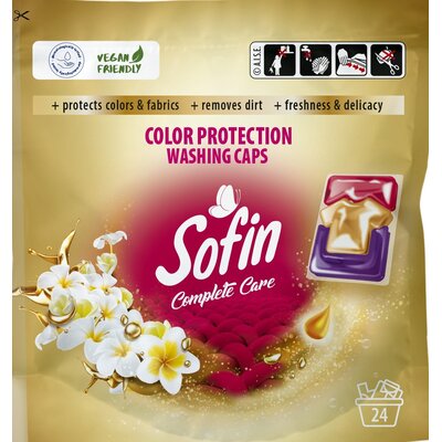 SOFIN Kapsułki do prania tkanin kolorowych 24 szt