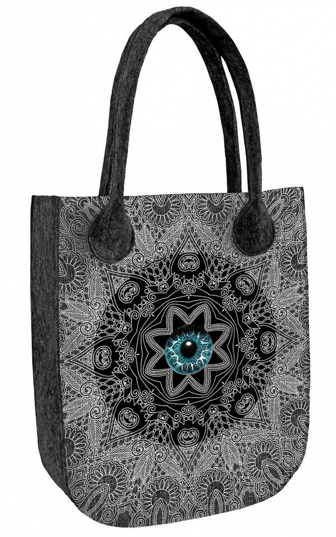 Sunlovers, Torba filcowa City, Antracyt Look, 42x35x10 cm