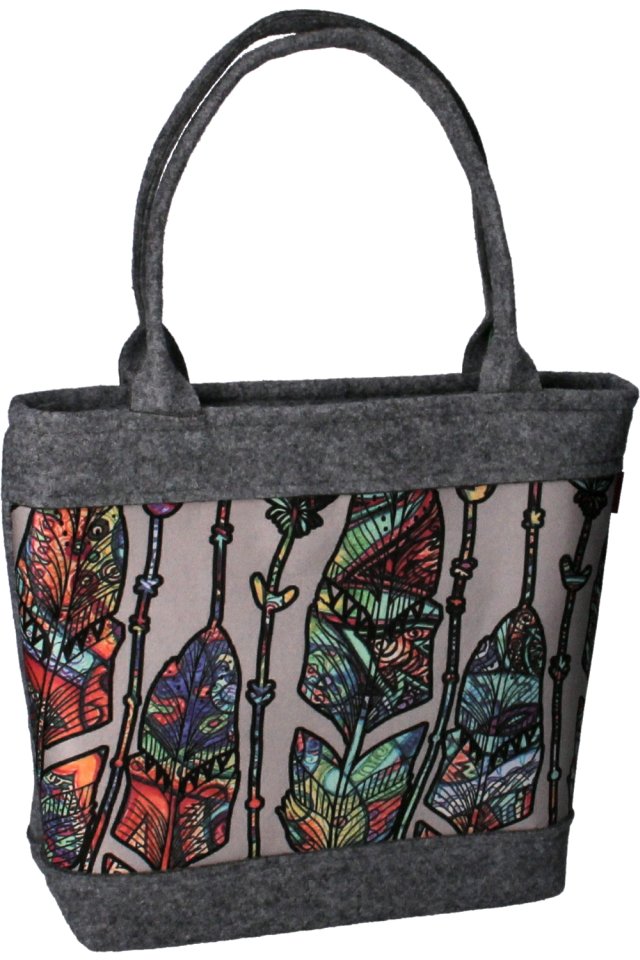 Sunlovers, Torba filcowa Polo, Boho, 10x28x28 cm