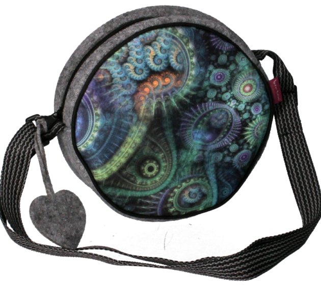 Sunlovers, Torba filcowa Twist, Nirvana, 20x20x6 cm