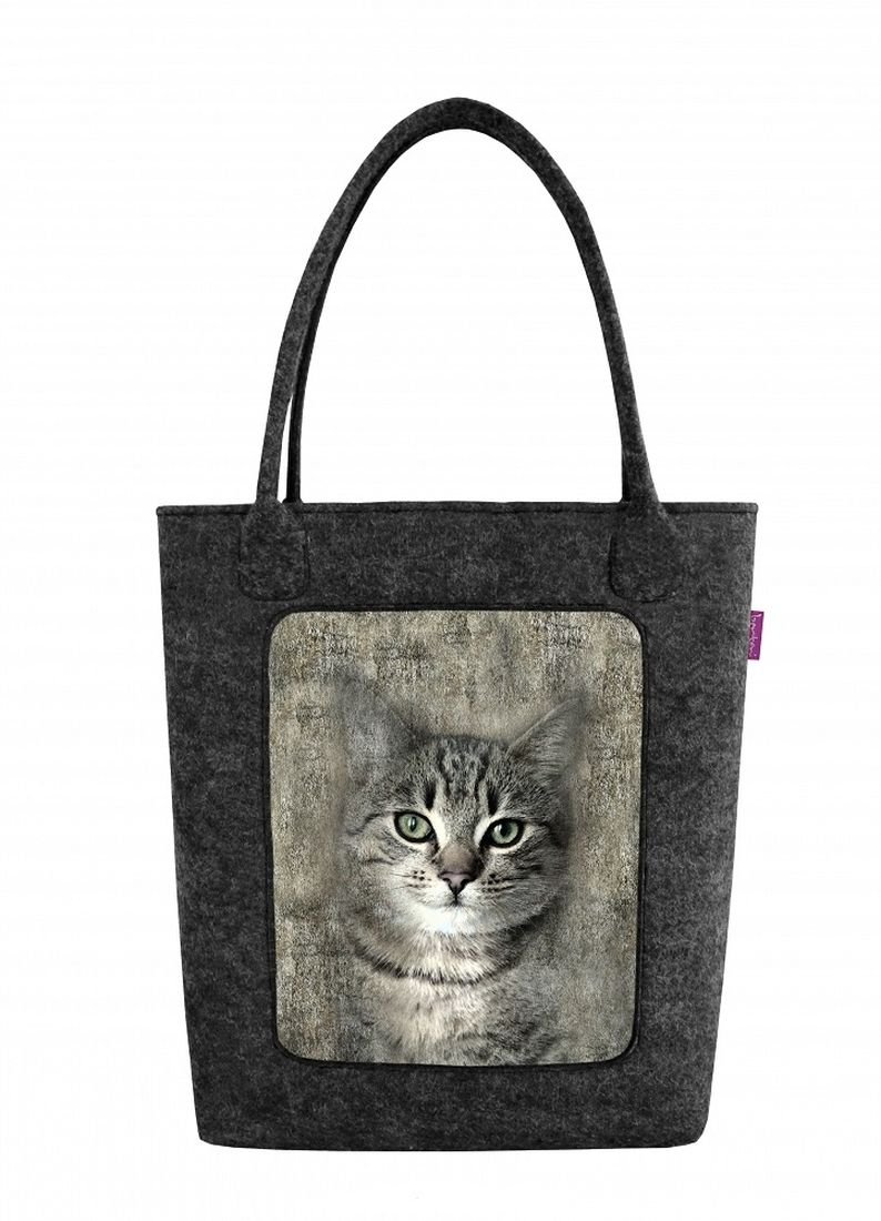 Sunlovers, Torba filcowa Swing, Kot Filon, 35x35x10 cm