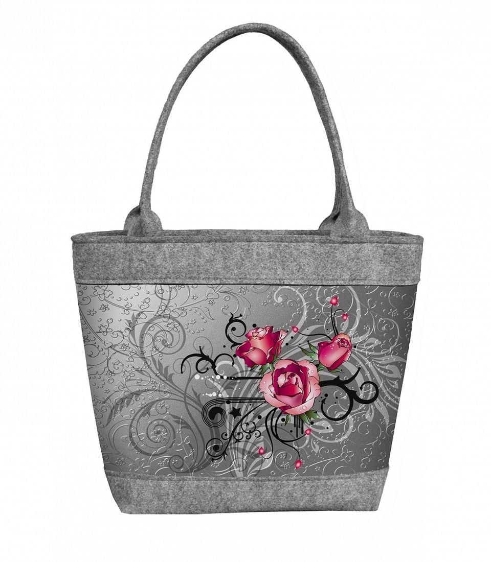 Sunlovers, Torba filcowa Polo, Tatoo, 10x28x28 cm
