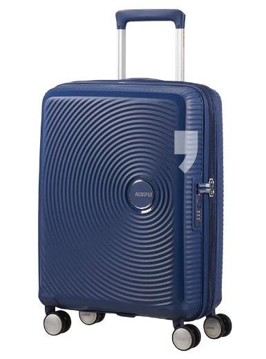 Samsonite, Soundbox, Walizka podróżna, 88472, granatowa, 35,5/41l