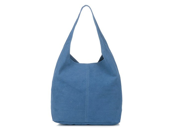 Vera Pelle, Torebka damska, niebieska, N88