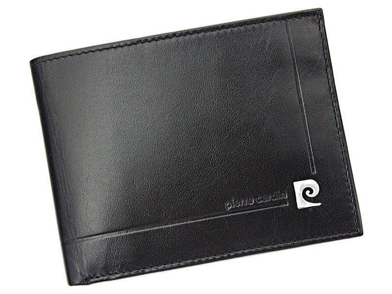 Pierre Cardin, Portfel skórzany męski, czarny, YS507.1 8806 RFID