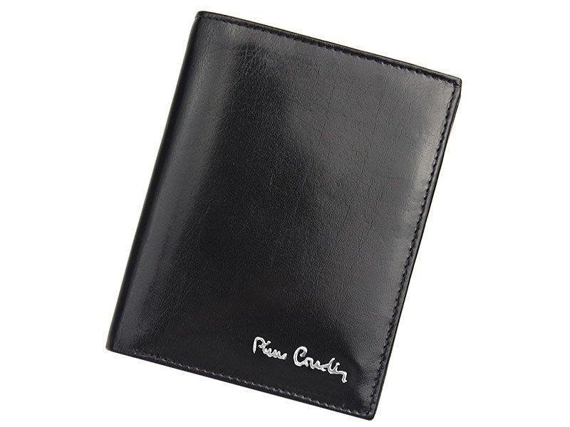 Pierre Cardin, Portfel skórzany męski, czarny, YS520.1 326 RFID