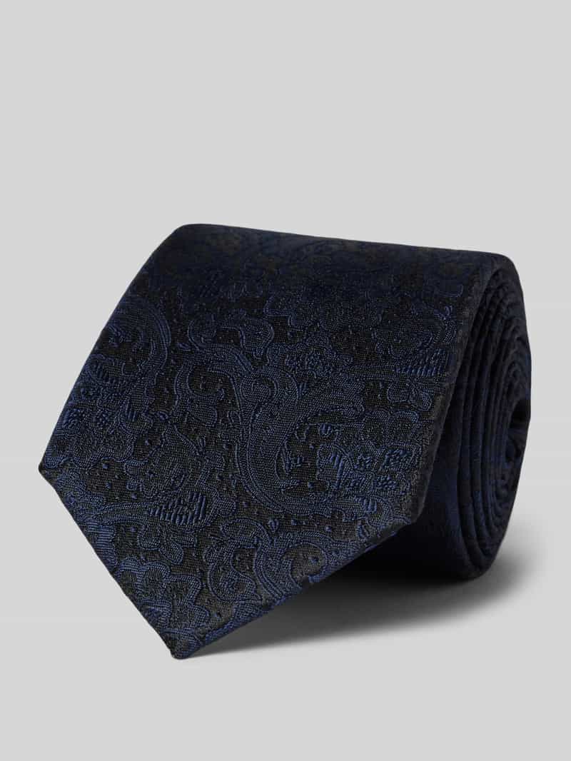 Krawat jedwabny ze wzorem paisley
