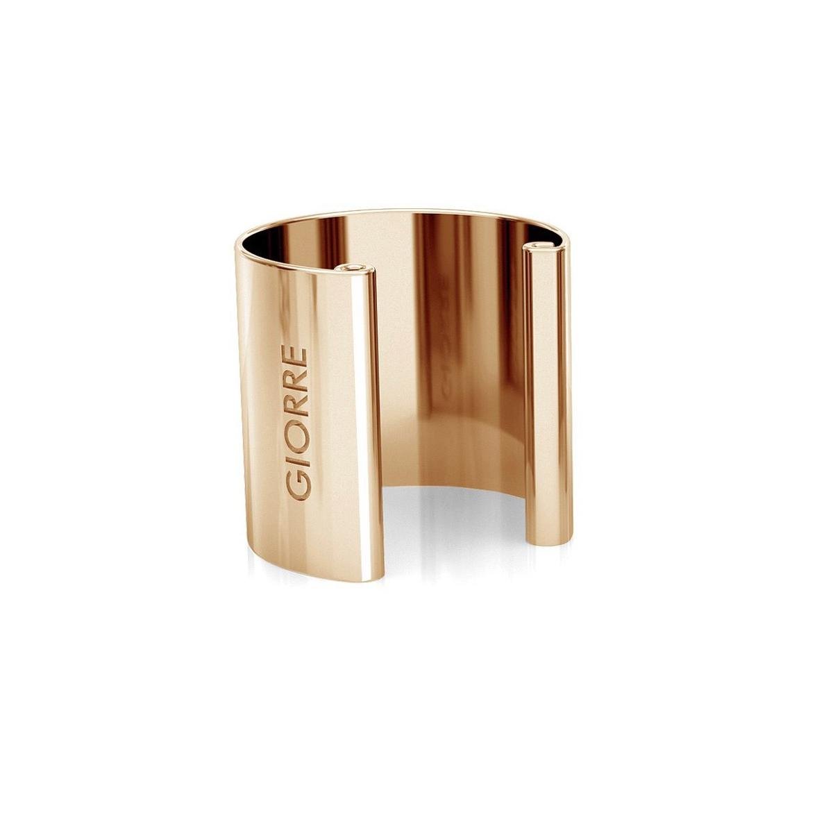 Kolczyk nausznica 1 cm, srebro 925 : Srebro - kolor pokrycia - Pokrycie żółtym 18K złotem