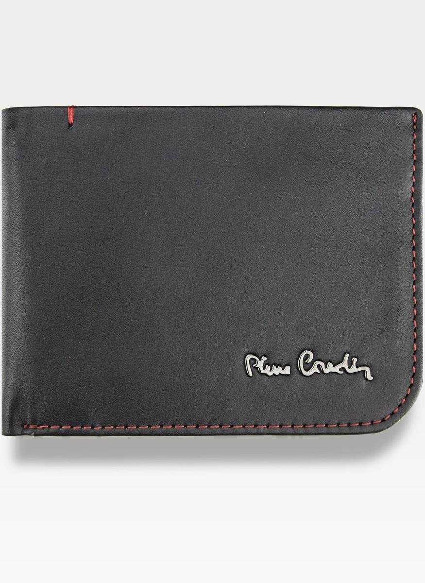 Pierre Cardin, Portfel skórzany męski, Tilak35 8806, czarny