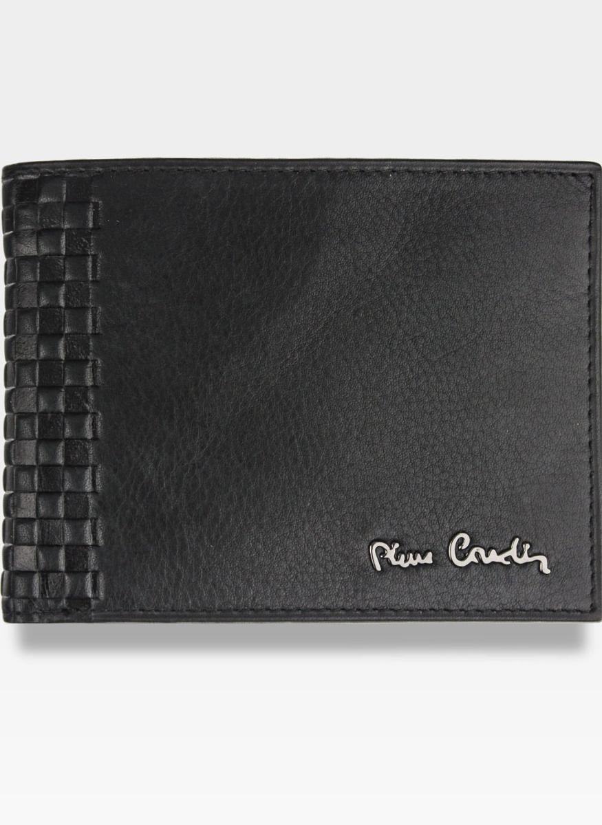 Pierre Cardin, Portfel skórzany męski, Tilak39 8804, czarny, ochrona RFID