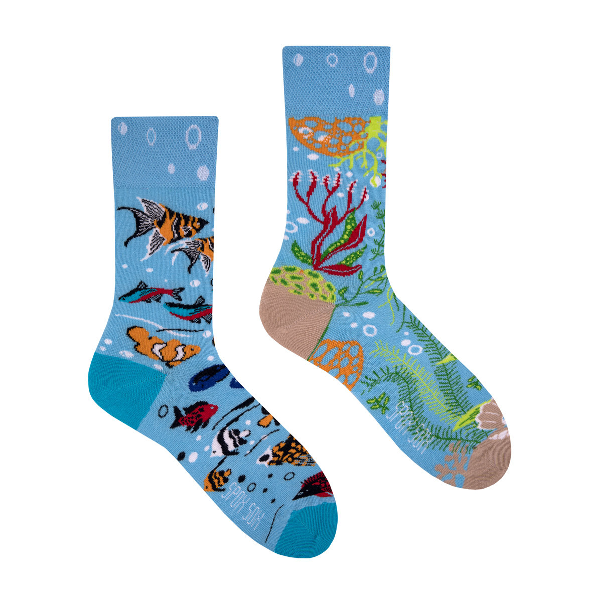 Spox Sox, Skarpety męskie Akwarium, rozmiar 40-43