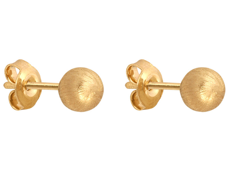 ZŁOTE KOLCZYKI 585 DZIEWCZĘCE KULECZKI SZTYFTY