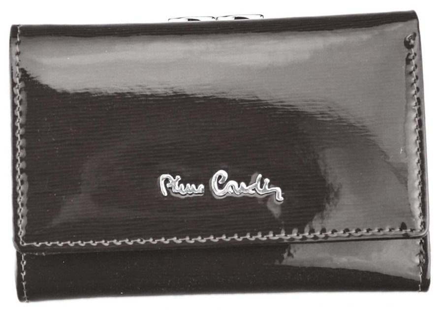 Pierre Cardin, Portfel skórzany damski, 05, Line 117, szary, mały