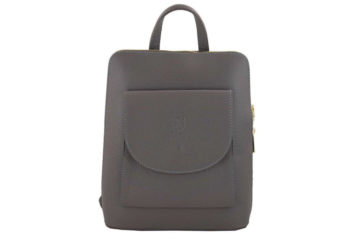 Barberini's, Plecak / listonoszka damska 2w1, Casual, szara