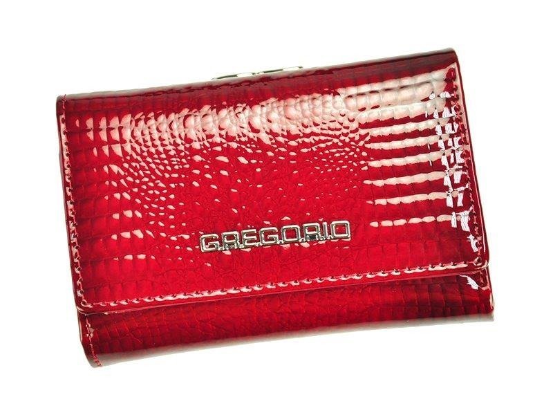 Portfel damski skórzany PELLUCCI GF117 Czerwony - czerwony