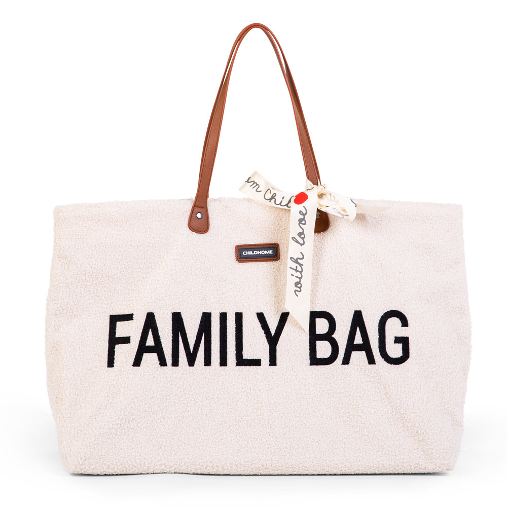 Childhome Torebka Family Bag Teddy Bear White