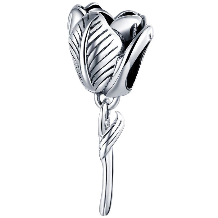 CHARMS KWIAT TULIPAN  srebro 925 koralik zawieszka