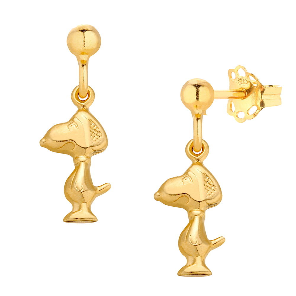 MYNESS Kolczyki z pieskiem Snoopy /963/