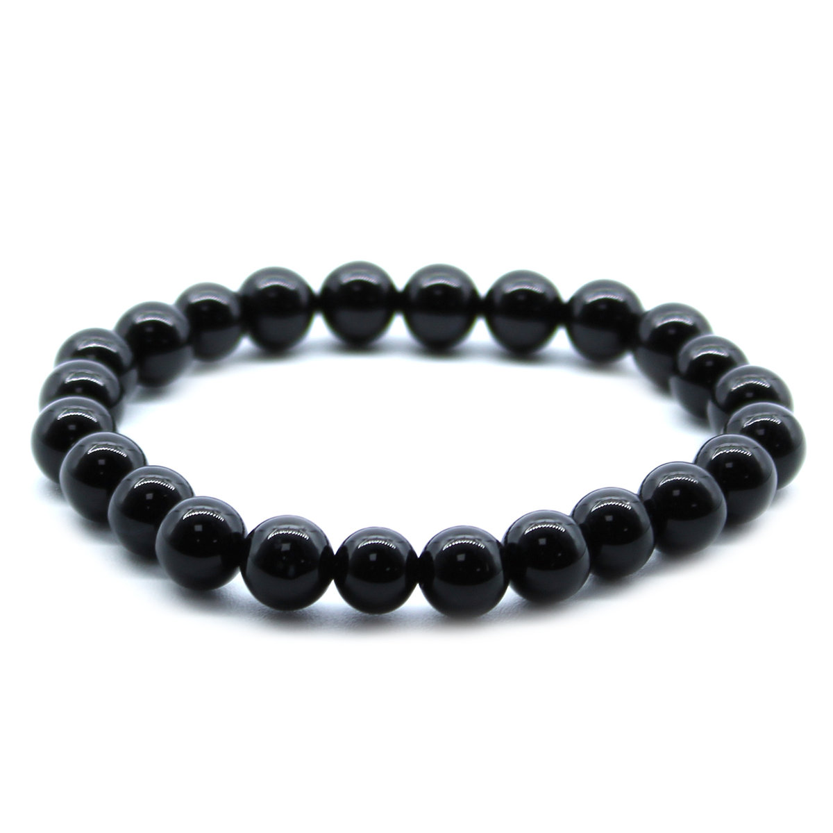 Bransoletka Mocy - AGAT CZARNY Black Agate